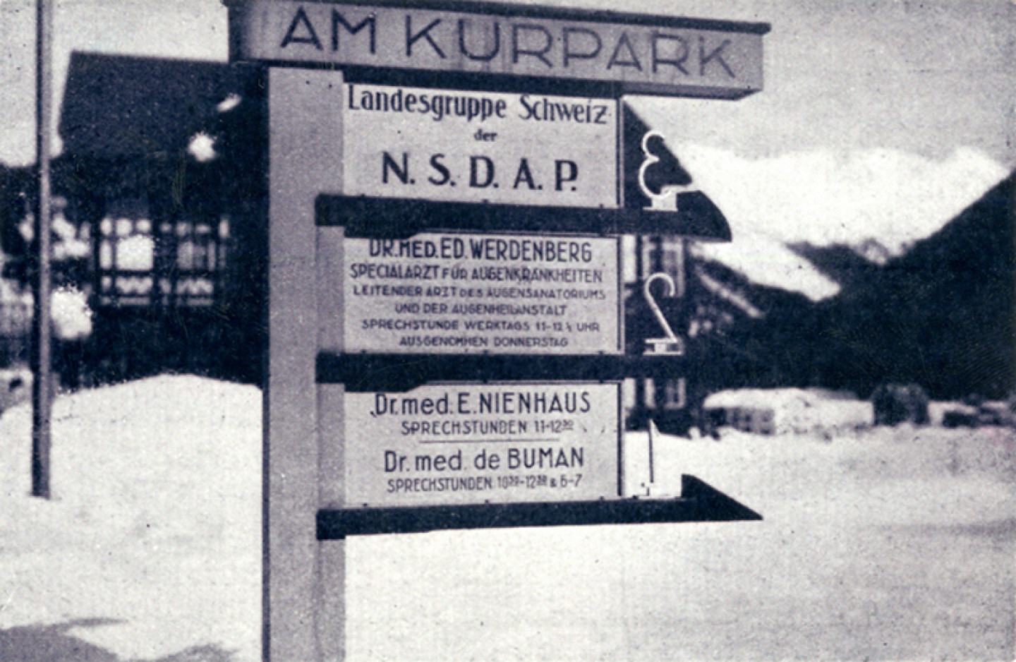 Bildquelle: DokBib 41.00. Am Kurpark, um 1935